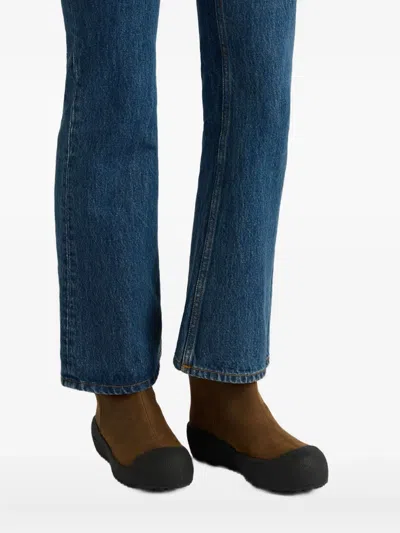 Bally Zip-fastening Leather Bootie In Brown