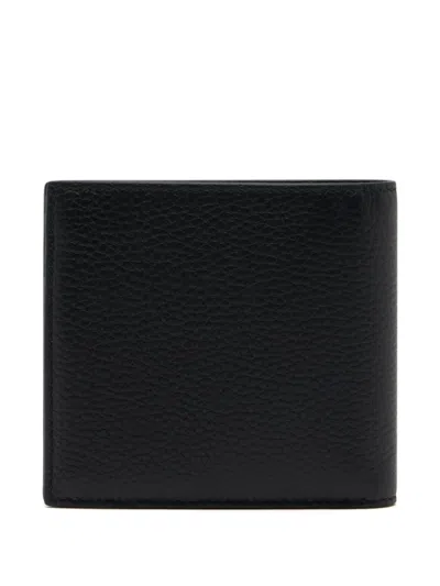Bally York Grained Logo Bifold Wallet In Black