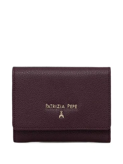 Patrizia Pepe Logo-lettering Wallet In Brown