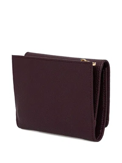 Patrizia Pepe Logo-lettering Wallet In Brown