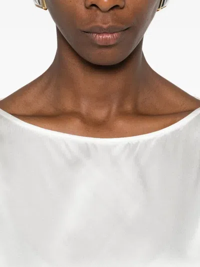 Purotatto Long-sleeve Blouse In White