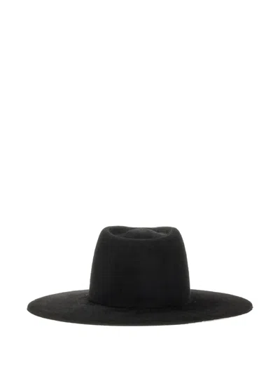 Ruslan Baginskiy Logo-detail Felt Fedora Hat In Black