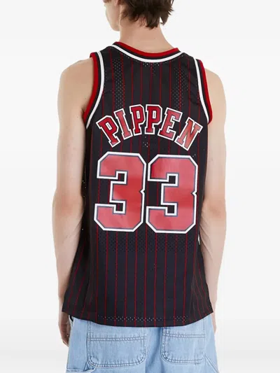 Mitchell & Ness Chicago Bulls "scottie Pippen" Jersey In Red
