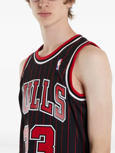 Mitchell & Ness Chicago Bulls "scottie Pippen" Jersey In Red