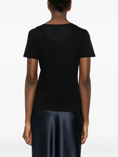 Purotatto Crew-neck T-shirt In Black