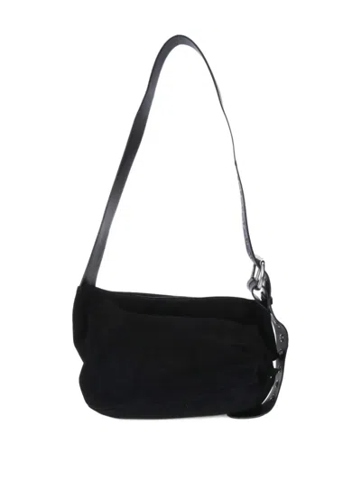 Vivienne Westwood Eyelet-strap Shoulder Bag In Black