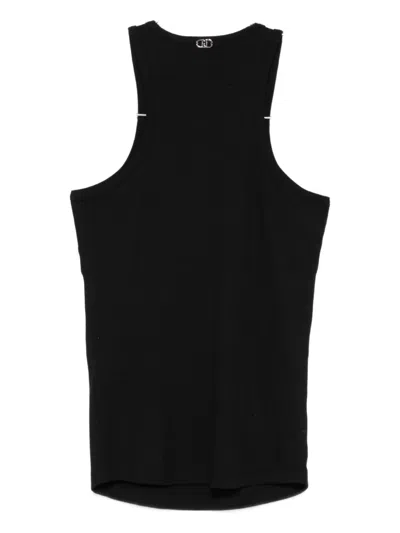 Liu •jo Embellished Top In Black