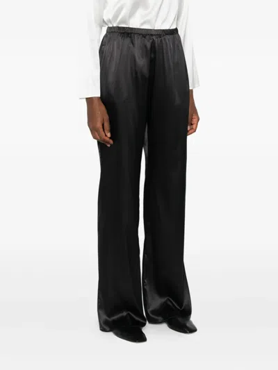 Purotatto Elasticated-waistband Trousers In Black