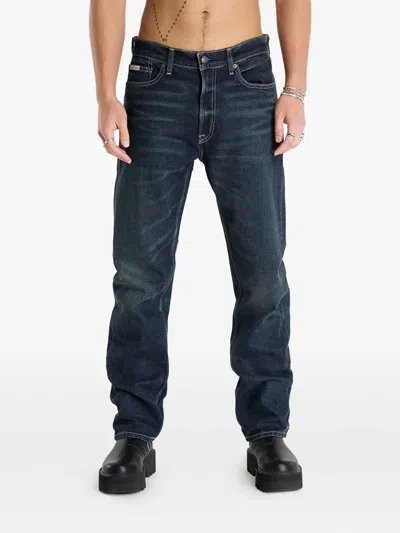 Calvin Klein Five-pocket Jeans In Blue