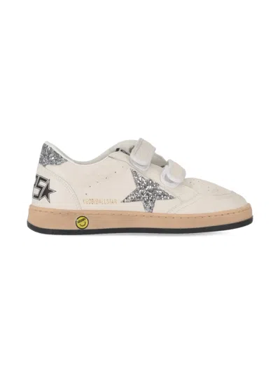Golden Goose Ball Star Glitter-detail Sneakers In White