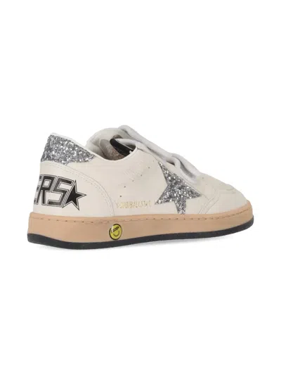 Golden Goose Ball Star Glitter-detail Sneakers In White