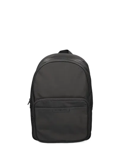 Tommy Hilfiger Zip Pocket Backpack In Black