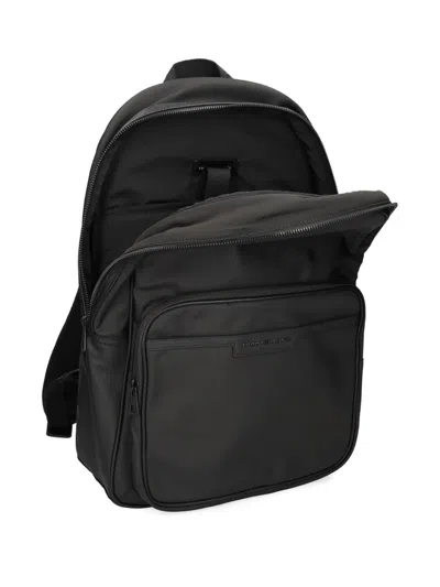 Tommy Hilfiger Zip Pocket Backpack In Black