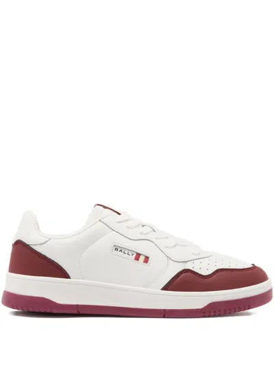 Bally Jasper Ribbon-detail Leather Sneakers In Multi