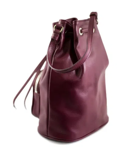 抽绳拉链水桶包