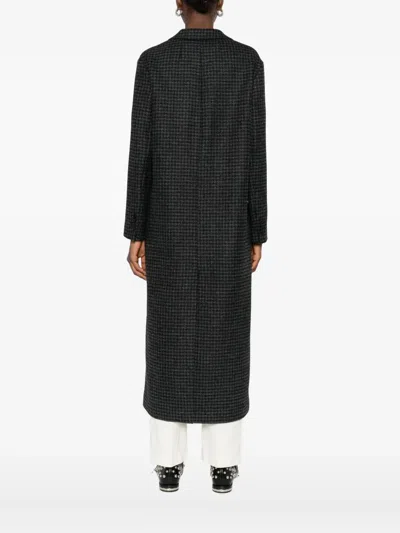 Aspesi Single-breasted Coat In Black