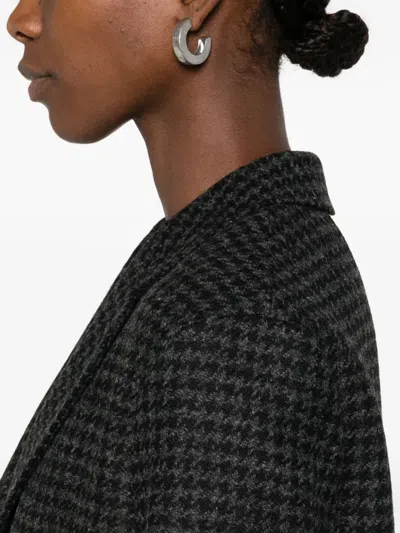 Aspesi Single-breasted Coat In Black