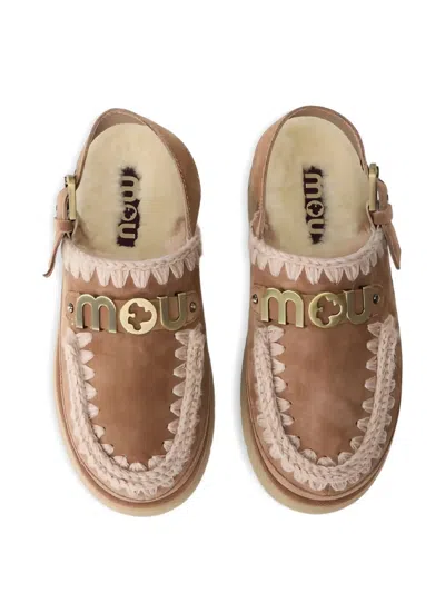 Mou Bounce Slingback-mules In Brown