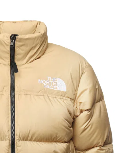 The North Face 1996 Retro Nuptse Khaki Stone Down Jacket In Brown