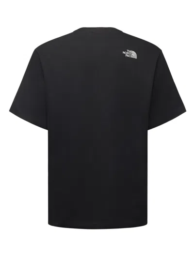 The North Face U Iconic Mountain Cotton T-shirt In Black