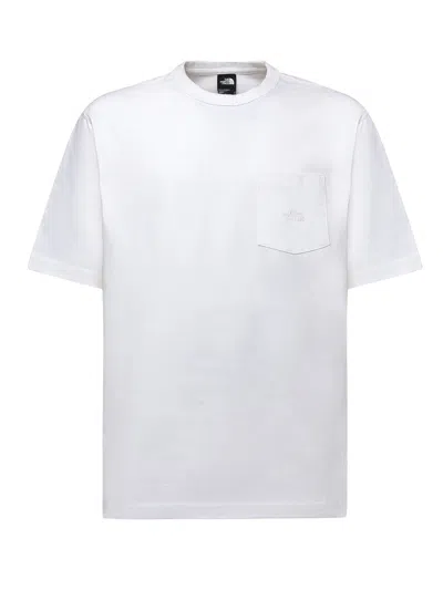 The North Face Dome Relaxed Pocket T-shirt In White