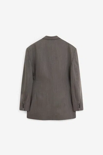 Magliano Riccione Monopetto Blazer In Gray