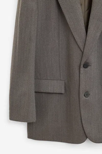 Magliano Riccione Monopetto Blazer In Gray