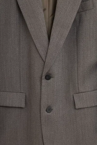 Magliano Riccione Monopetto Blazer In Gray
