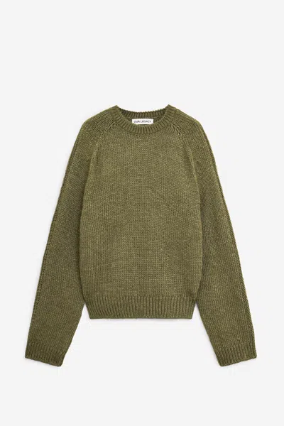 Our Legacy True Roundneck Knitwear In Green