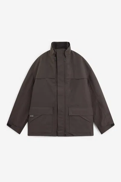 Gr10k Wr Triple Zipped Jacket In Brown