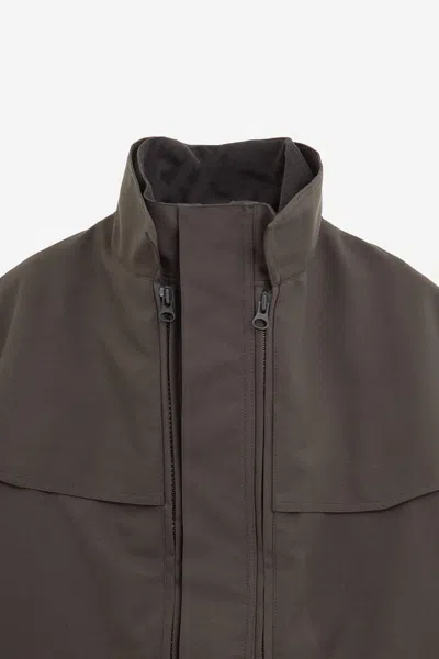 Gr10k Wr Triple Zipped Jacket In Brown