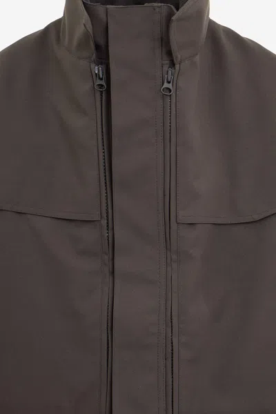 Gr10k Wr Triple Zipped Jacket In Brown