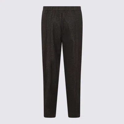 Fabiana Filippi Relaxed Trousers In Textured Fabric In Gray