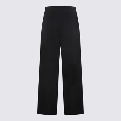 Fabiana Filippi Wide-leg Casual Pants In Black