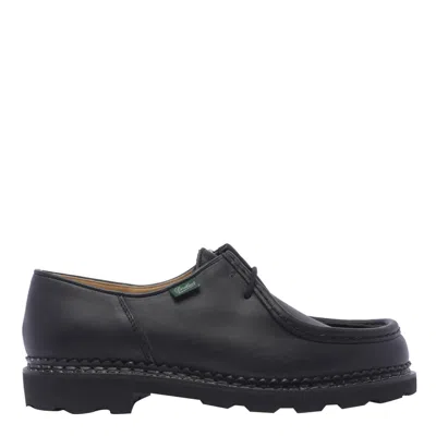 Paraboot Edged Michael Derby Shoes In Black