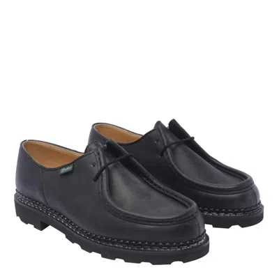 Paraboot Edged Michael Derby Shoes In Black