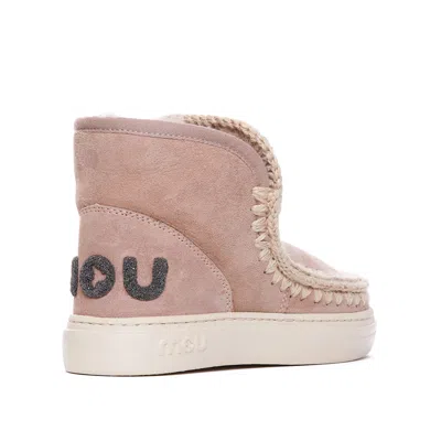Mou Eskimo Bold Booties In Pink