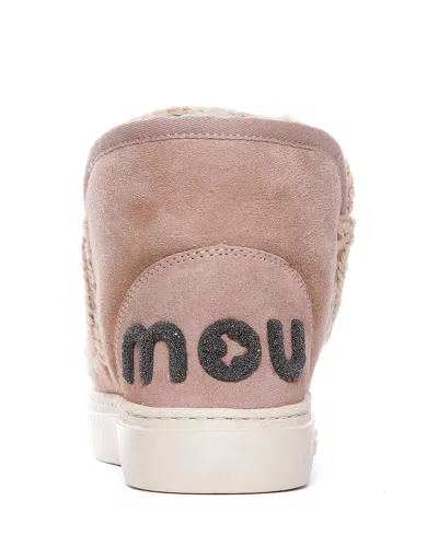 Mou Eskimo Bold Booties In Pink