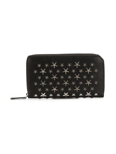 Shop Jimmy Choo 'carnaby' Wallet In Black