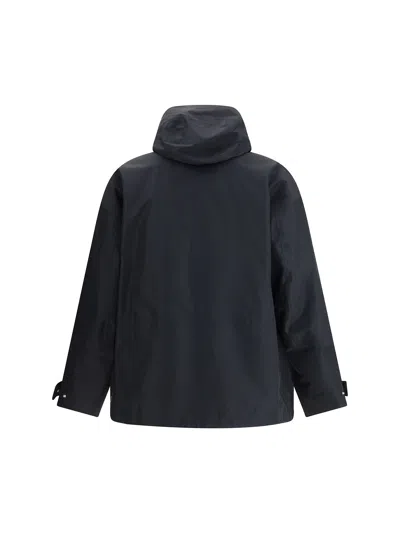 Herno Laminar Short Jacket With Pockets In Blue