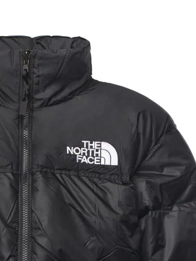 The North Face Mens Novelty Nuptse Down Jacket Black Asian Fit In Multi