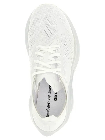 Comme Des Garçons X Mizuno Wave Rebellion Pro 3 Openwork Sneakers In White