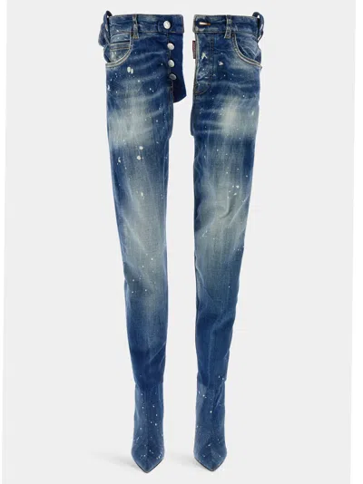 Dsquared2 Bettter X  Capsule Boots In Blue