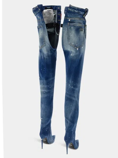 Dsquared2 Bettter X  Capsule Boots In Blue