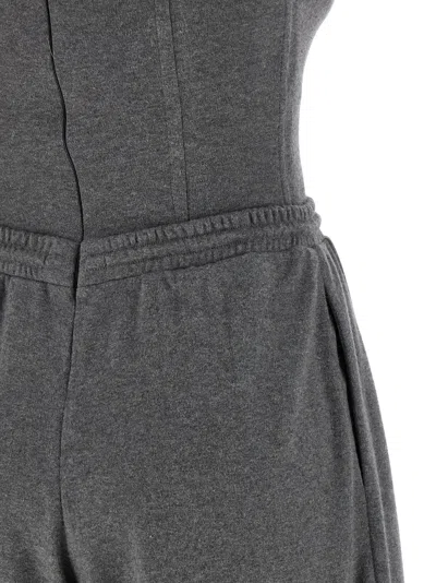 Giovanni Bedin Corset-detail Jumpsuit In Gray