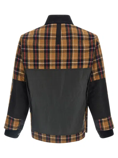 Junya Watanabe Lightweight Check Jacket Jackets And Coats Brown In Brown