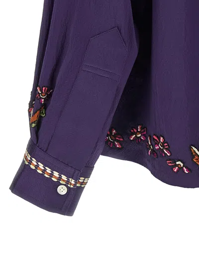 Bode Dream Souvenir Shirt In Blue