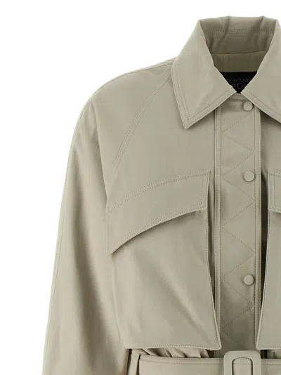 Giovanni Bedin Belted Dress In Sand