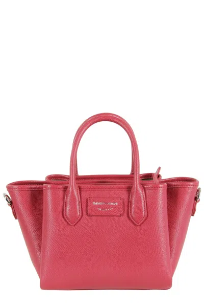 Emporio Armani Shopping Bag In Pink