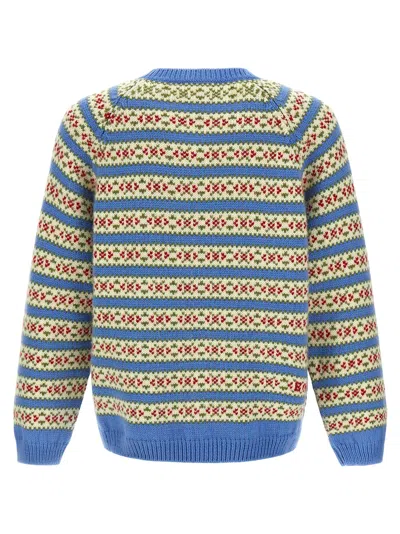 Bode Wedgewood Striped-pattern Sweater In Multi